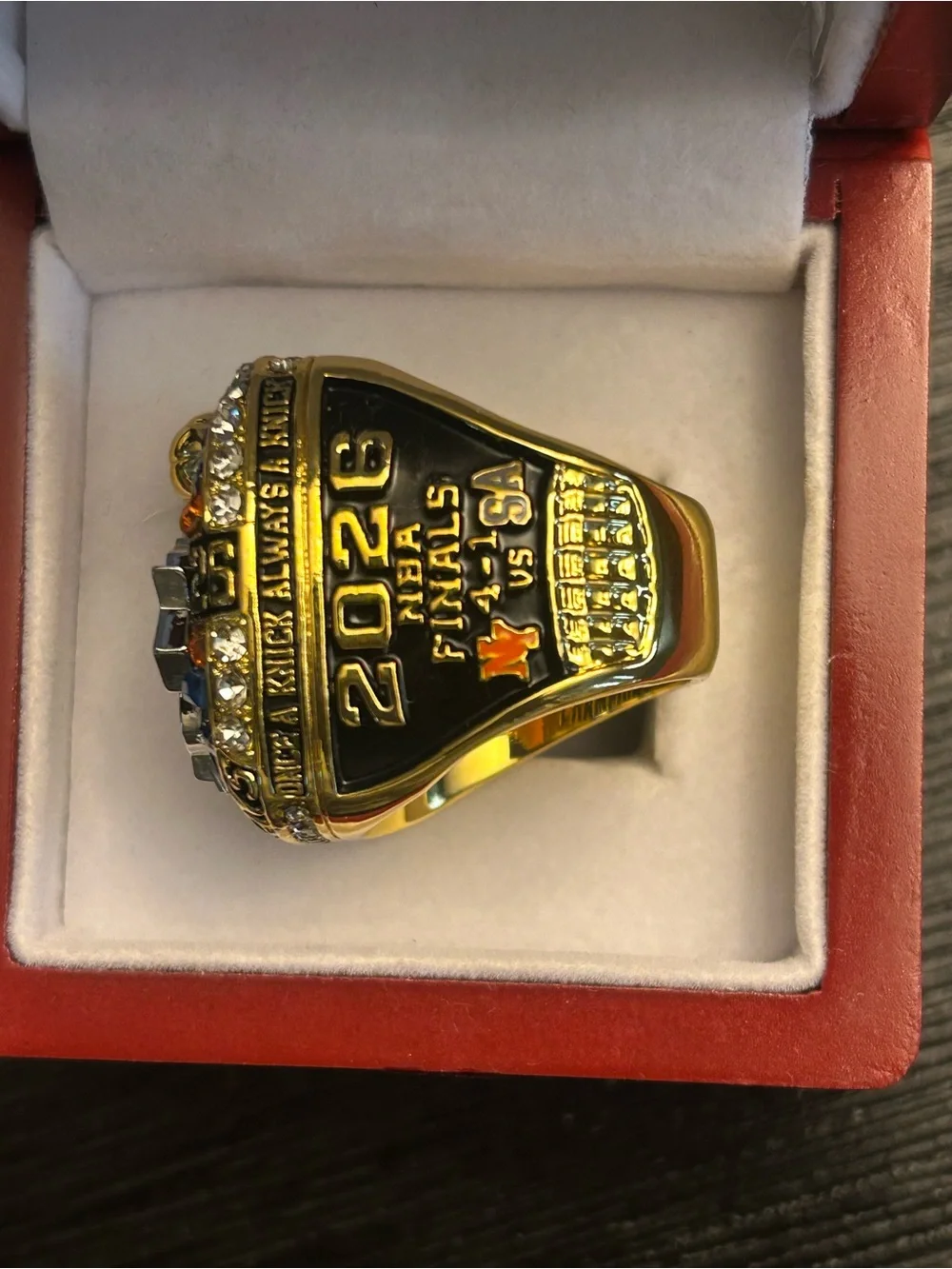 2026 New York Knicks NBA Championship Ring Size11 With Box